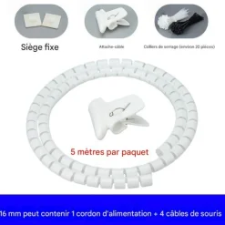 DOWNYPAWS - Protecteur de cordon 5m