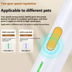 DOWNYPAWS - Rasoir universel pour chiens et chats: coupe, nettoyage des poils - poussoir à poils rechargeable