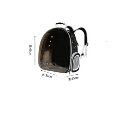 DOWNYPAWS - Sac à dos transparent et respirant pour chat