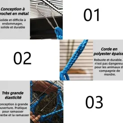 DOWNYPAWS - Sac à foin - suspendu pour lapin chinchilla cochons d’inde