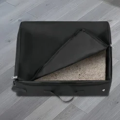 DOWNYPAWS - Sac à litière pliable en tissu pour chat : bac à litière toilettes avec déodorant