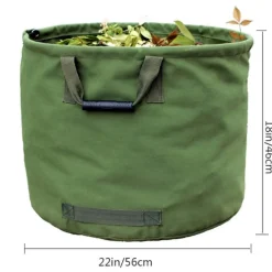 DOWNYPAWS - Sac de compost pliable pour jardin-vert