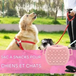 DOWNYPAWS - Sac de friandises - en silicone, pour dressage