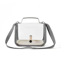 DOWNYPAWS - Sac de voyage léger respirant portable et pliable pour animaux de compagnie - cage à oiseaux pour perroquets à porter à une épaule