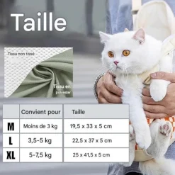 DOWNYPAWS - Sac transport pour chat