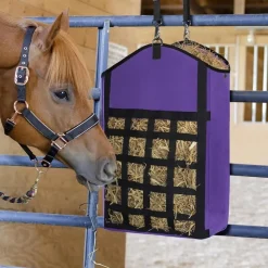 DOWNYPAWS - Sacs à foin - alimentation lente, qualité supérieure, oxford, avec filets à foin avant