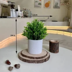 DOWNYPAWS - Simulation de plantes vertes en pot simulation de chrysanthème