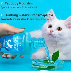 DOWNYPAWS - Solution de nettoyage buccal pour chiens et chats - 250 ml - protège les dents