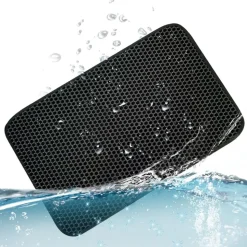 DOWNYPAWS - Tapis de litière pour chat noir 40*50cm