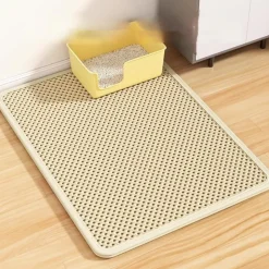 DOWNYPAWS - Tapis de litière pour chat kaki 45*60cm