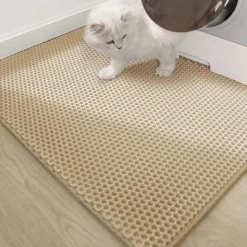 DOWNYPAWS - Tapis de litière pour chat kaki 45*60cm