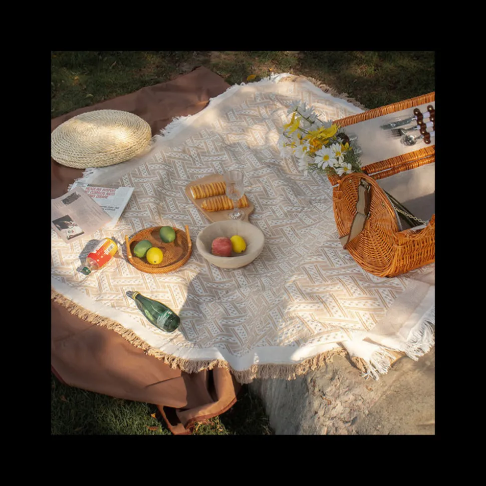 DOWNYPAWS - Tapis de sol extérieur pour camping 180x180cm - tapis de tente en extérieur