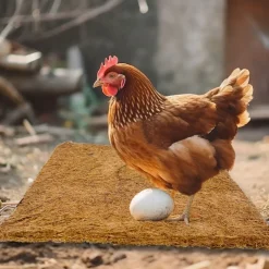 DOWNYPAWS - Tapis en fibre de noix de coco pour nid d'oiseau et animal de compagnie 25*25cm5 pièces