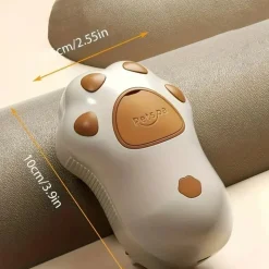 DOWNYPAWS - Tondeuse électrique 3 en 1, autonettoyante en silicone, rechargeable par usb pour animaux de compagnie