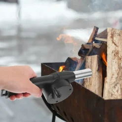 DOWNYPAWS - Ventilateur portatif pour le barbecue extérieur