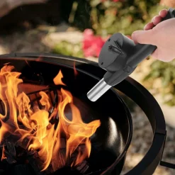 DOWNYPAWS - Ventilateur portatif pour le barbecue extérieur