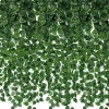 DOWNYPAWS - Vignes artificielles, fausses vignes vertes 12 pièces, pour décoration suspendue