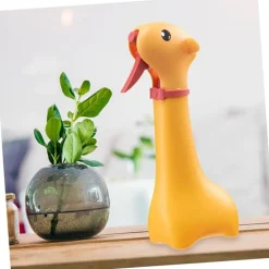 DTOPBUYAGE - 3 pièces arrosoirs portables dessin animé plastique jaune pour enfants