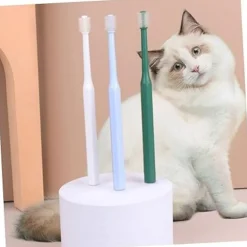 DTOPBUYAGE - 4 pièces pour nettoyer dents de chat dtopbuyage