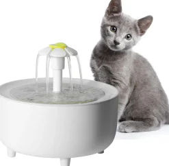 DTOPBUYAGE - Abreuvoir silencieux pour chiens et chats