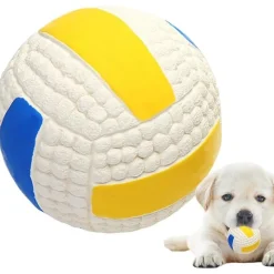 DTOPBUYAGE - Balles grincantes indestructibles pour chien mâcheur