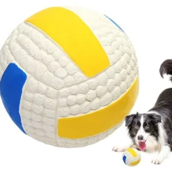 DTOPBUYAGE - Balles grincantes indestructibles pour chien mâcheur