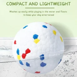 DTOPBUYAGE - Balles indestructibles e-tpu pour moyens et grands chiens