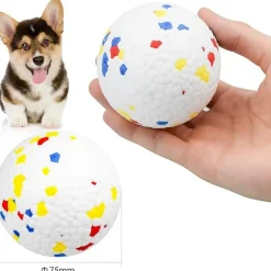 DTOPBUYAGE - Balles indestructibles e-tpu pour moyens et grands chiens