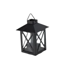 DTOPBUYAGE - Bougeoir en fer à style européen vintage noir 2 pièces dtopbuyage