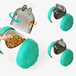 DTOPBUYAGE - Boule de nourriture pour chat et chien dtopbuyage qui fuit