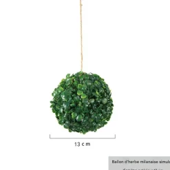 DTOPBUYAGE - Boule de plante artificielle de milan pour la décoration du plafond 13cm 2pcs dtopbuyage
