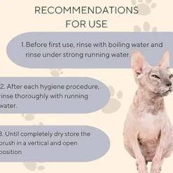 DTOPBUYAGE - Brosse à dents silicone pour animal de compagnie transparente
