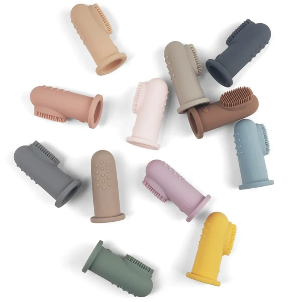 DTOPBUYAGE - Brosse à dents silicone pour animal de compagnie transparente