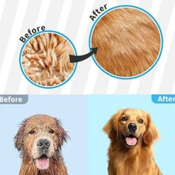 DTOPBUYAGE - Brosse 2 en 1 pour chat et chien