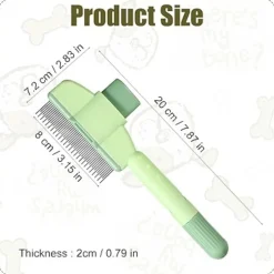 DTOPBUYAGE - Brosse autonettoyante magique pour chats et chiens élimine poils et puces