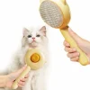 DTOPBUYAGE - Brosse pour animaux de compagnie bouton de nettoyage
