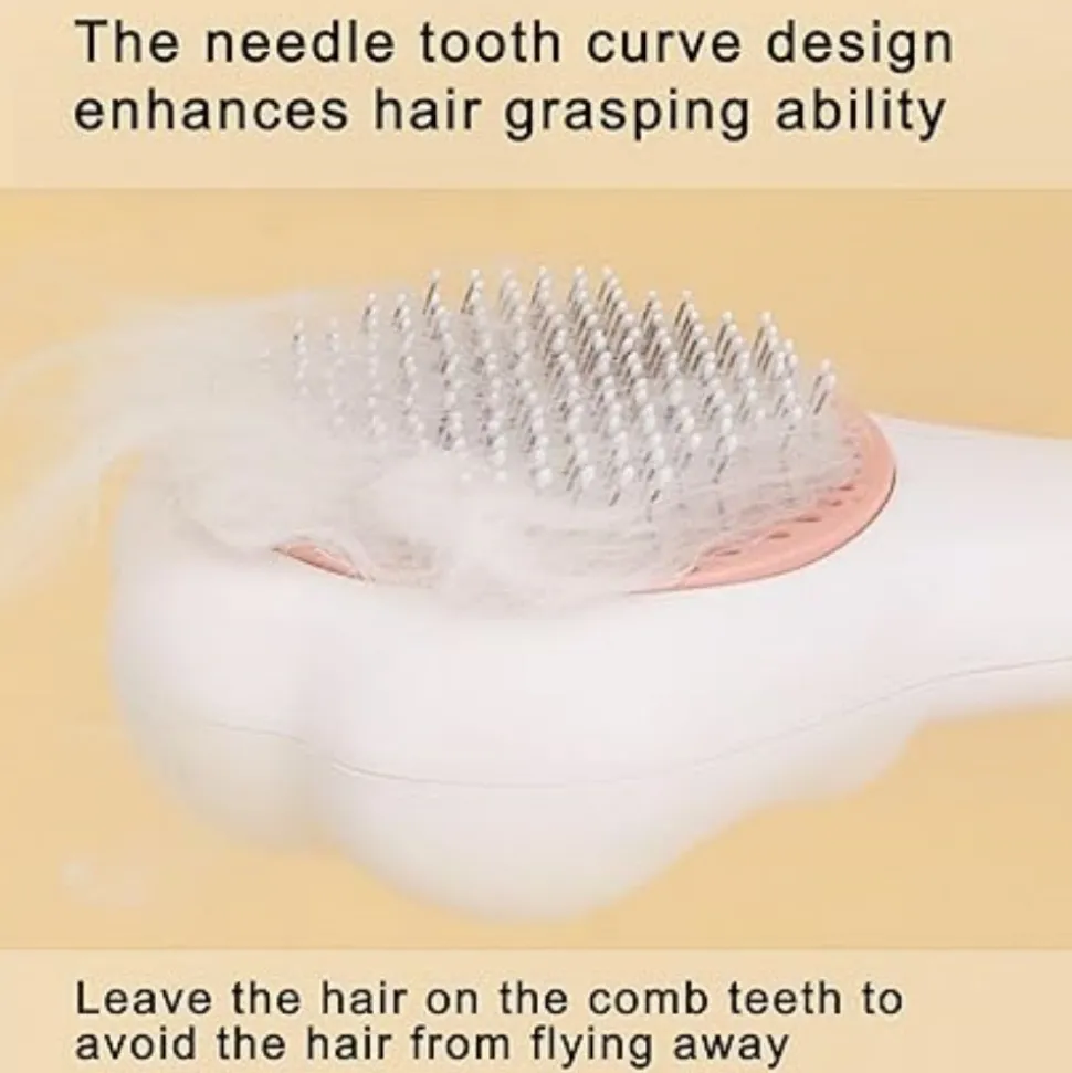 DTOPBUYAGE - Brosse pour chat avec nettoyage automatique