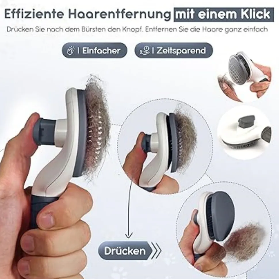 DTOPBUYAGE - Brosse pour chat et chien rose