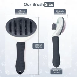 DTOPBUYAGE - Brosse pour chat et chien rose