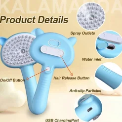 DTOPBUYAGE - Brosse vapeur pour chat contre la mue dtopbuyage