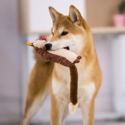 DTOPBUYAGE - Bâton sonore en peluche en forme de renard pour chien dtopbuyage