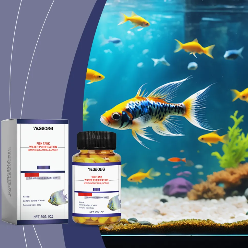 DTOPBUYAGE - Capsules nettoyantes d'eau pour aquarium, 30 g - dtopbuyage