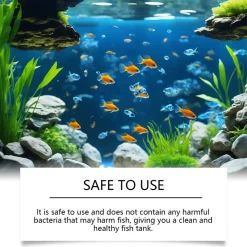 DTOPBUYAGE - Capsules nettoyantes d'eau pour aquarium, 30 g - dtopbuyage