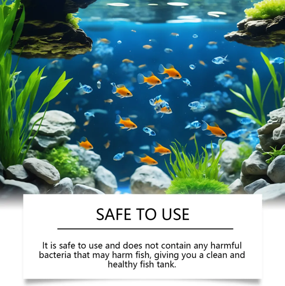 DTOPBUYAGE - Capsules nettoyantes d'eau pour aquarium, 30 g - dtopbuyage