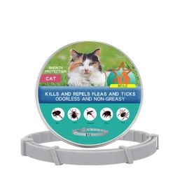 DTOPBUYAGE - Collier anti-puces et anti-tiques dtopbuyage pour chats et chiens