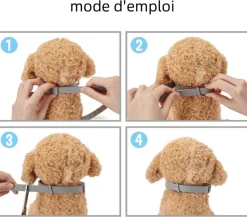 DTOPBUYAGE - Collier apaisant réglable dtopbuyage pour chiens