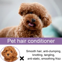 DTOPBUYAGE - Conditionneur pour poils d'animaux de compagnie, 50 ml, en boîte - dtopbuyage