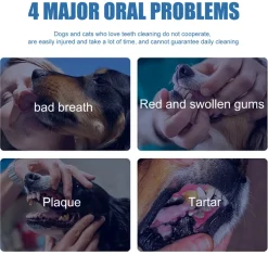 DTOPBUYAGE - Désincrustant dentaire pour animaux de compagnie, 60 ml - dtopbuyage