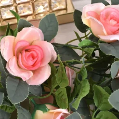 DTOPBUYAGE - Dtopbuyage - 16 rosiers artificiels rouges, 2 pièces