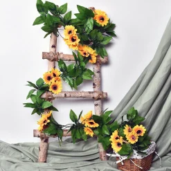 DTOPBUYAGE - Dtopbuyage - tournesol vigne petite tête - 2 pièces